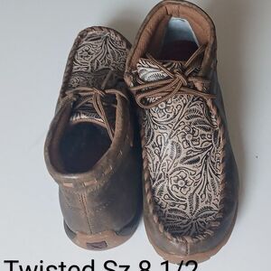 Twisted X Distressed Leather Shoes
